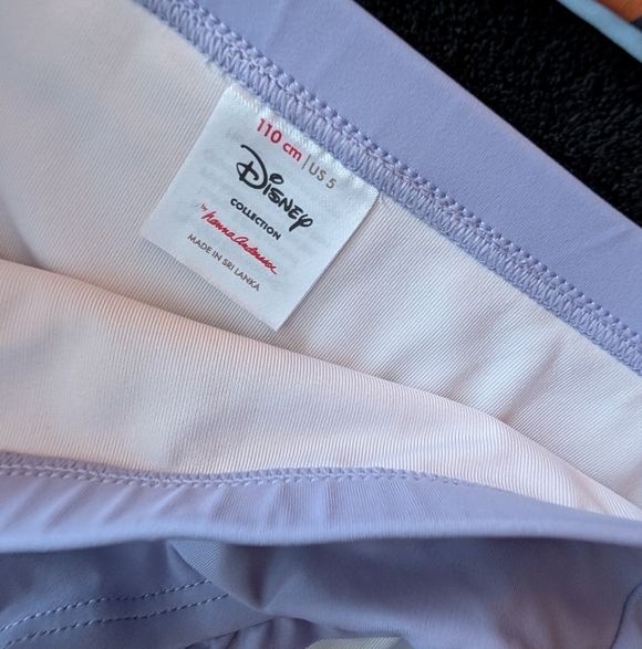 Hanna Andersson Disney Princess Girls Tiana Swim Tankini Bikini Bathing Suit - Picture 4 of 9